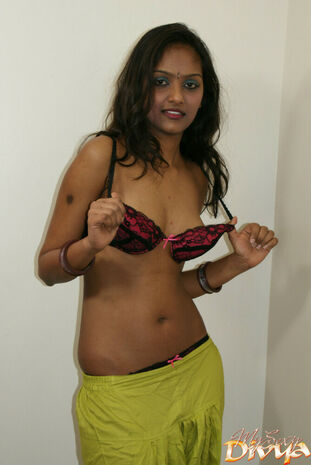 Indian doll slides off her clothes and undergarments for