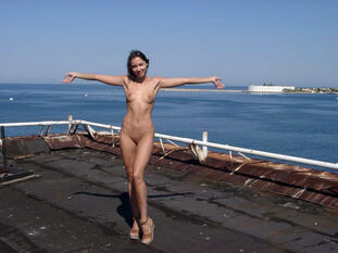 Sevastopol public nakedness with adorable damsel