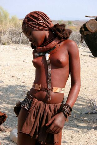 Crazy maiden Aborigines. Nude african teens, a village on